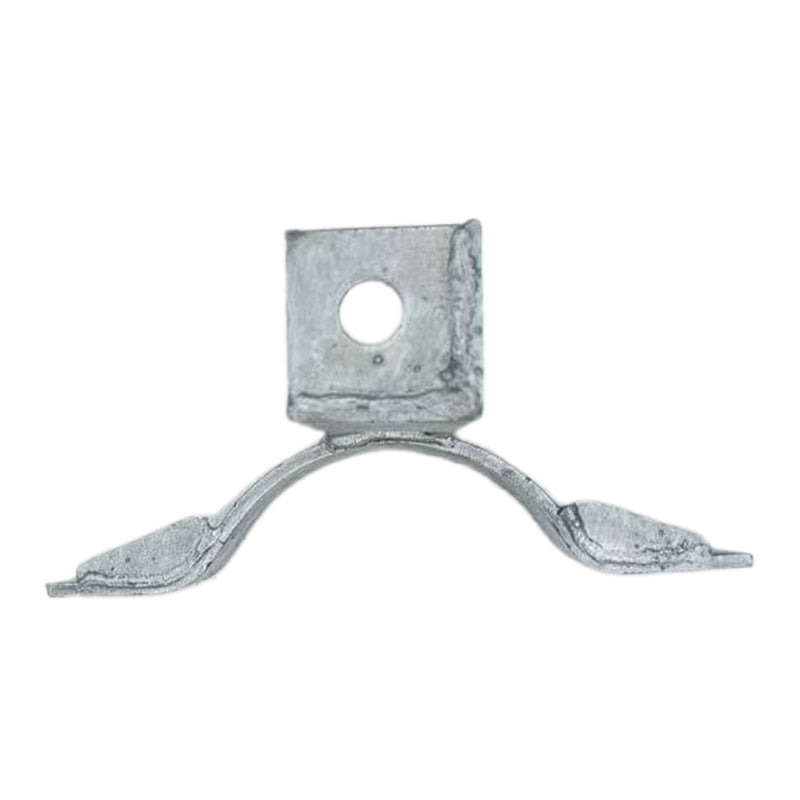 mingkai Single pole top porcelain frame (Please consult customer service for pricing) Hot-dip galvanized single-top bracket single-top hoop