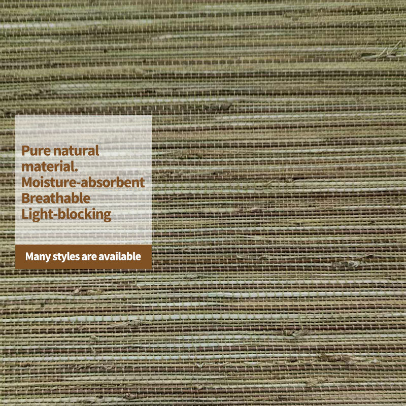 dongtingchuangshi Fabric of Hemp - grass Woven Curtain(Price Inquiry) Minimum Order Quantity: 5 Natural and environmentally friendly, providing sunshade and being breathable.