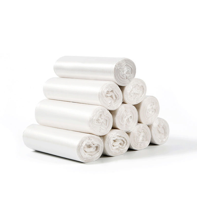 jinbowang White flat - mouth garbage bags(Price consultation)Thickened and capable of bearing heavy loads, leak-proof and durable