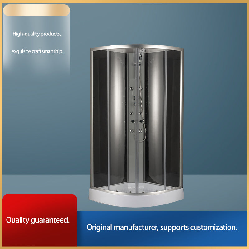 Jin Chen KS-LF-670(For the price, please consult our customer service)Starting from 100 Fan-shaped integral room Aluminum sand silver