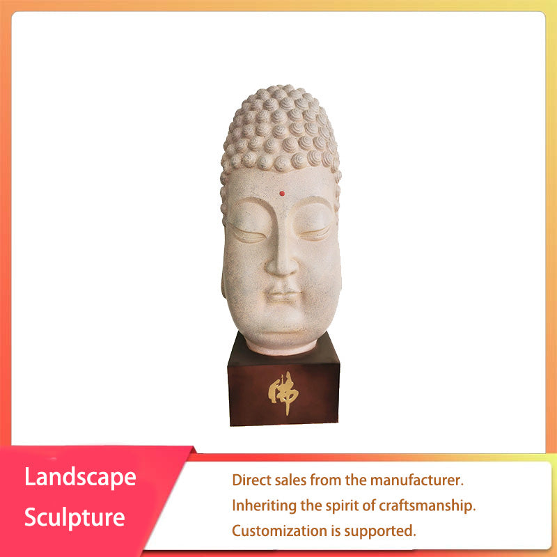 sanweiyishu Buddha's head(Price consultation. Customization is supported.)The Compassionate Appearance of the Buddha, the Radiance of the Buddha that has Lasted for a Thousand Years