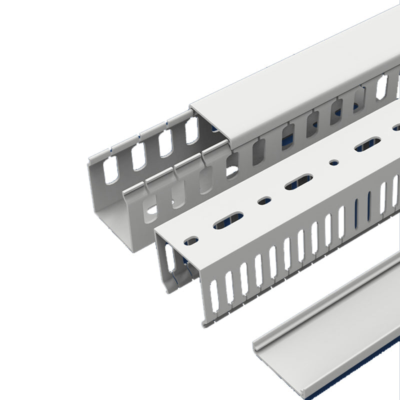 weiji pvc industrial line trough(customizable/meter (classifier)) PVC line trough Exposed plastic flame-retardant fitting trough PVC industrial line trough