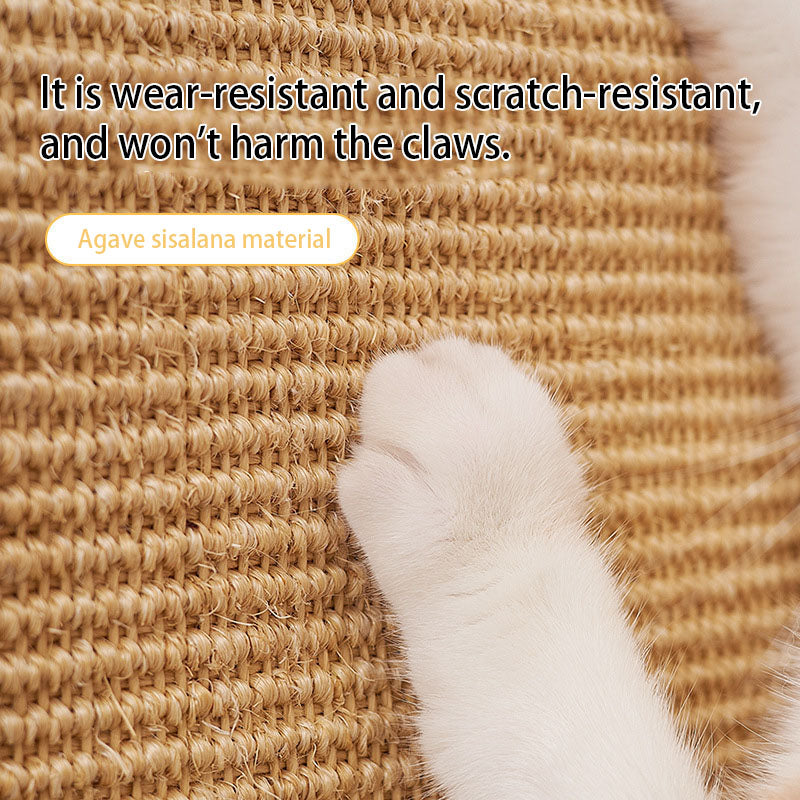 qingxitanye Original color sisal cat scratching mat (price inquiry) Natural and environmentally friendly, abrasion-resistant and scratch-resistant