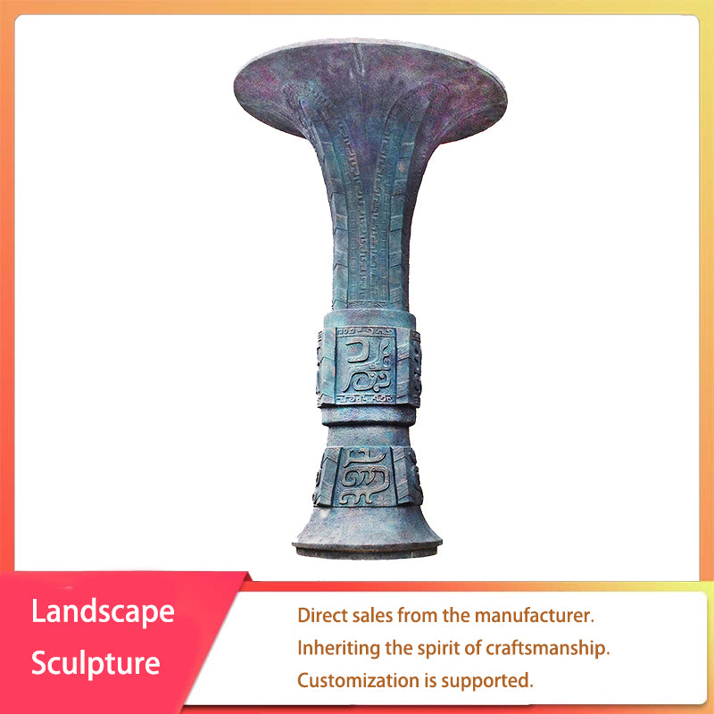 sanweiyishu wine vessel(Price consultation. Customization is supported.)The ancient charm of bronze, the elegance of ritual vessels.