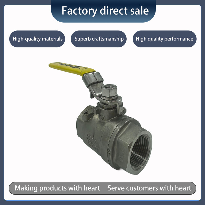 qingtang Two-piece threaded ball valve328TF010F20A1DRAF(Price consulting customer service)precision machining,Pressure and damage resistance