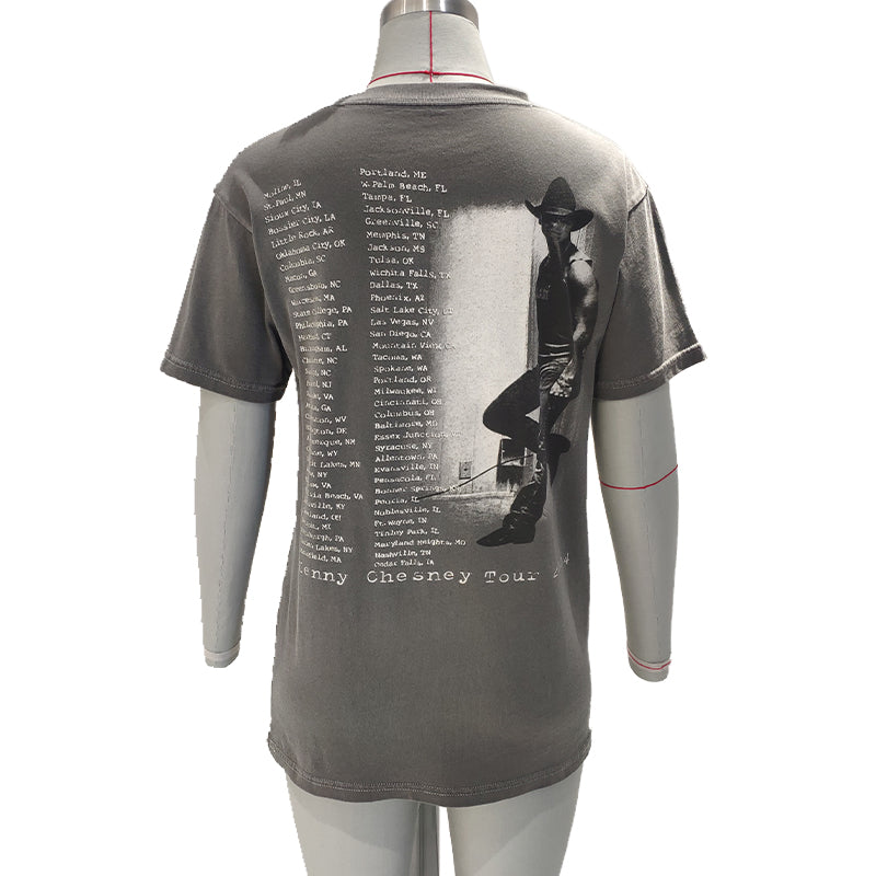 jingdi Men's Cotton Printed T-Shirt（500 pieces Starting lot）slim hauteur Straight-shoulder tops
