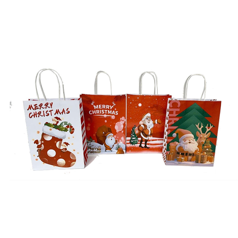 kalefubaozhuang Eco-friendly kraft paper bag (Christmas style)  Milk tea bag
